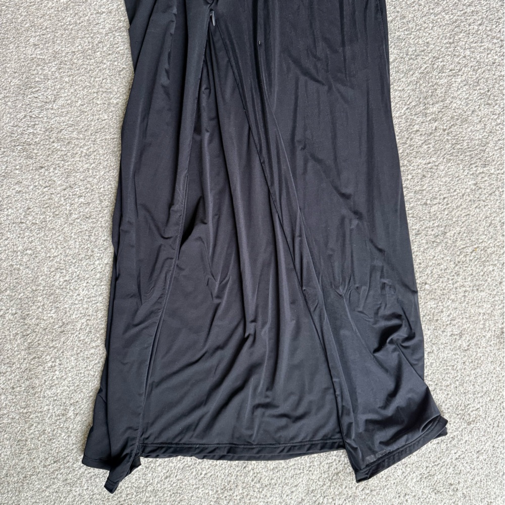 NWT - SWAROVSKI X SKIMS JELLY SHEER CAMI LONG DRESS | ONYX - Picture 5 of 5